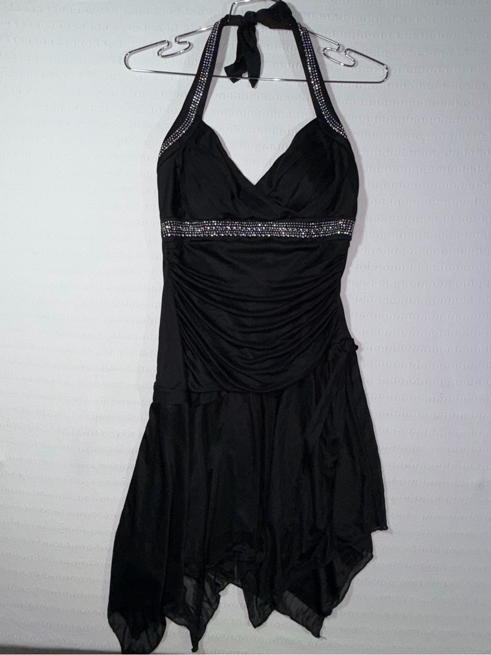 Vintage Trixxi Womens Y2K Asymmetric Babydoll Dress Size M Whimsigoth Party Prom